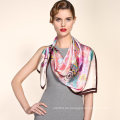 Neuer Entwurfs-heißer Verkauf hochwertiger Firmenzeichendruck-silk Schal